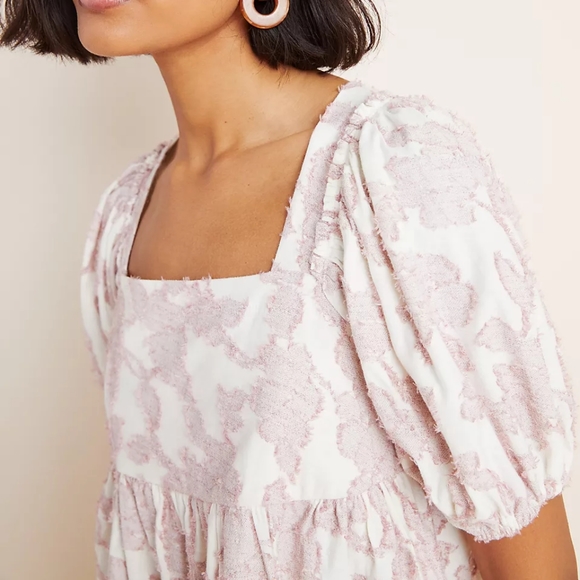 Maeve Batia Textured Babydoll Top (sold by Anthropologie) - Picture 3 of 10